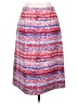 Tory Burch 100% Silk Print Red Silk Skirt Size 4 - photo 2