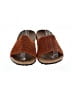 A. Giannetti Animal Print Orange Sandals Size 10 - photo 2
