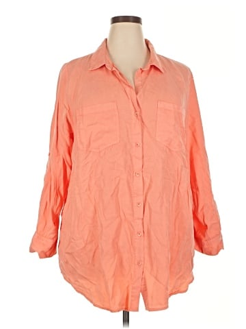 Velvet Heart 3/4 Sleeve Button-Down Shirt (view 1)
