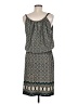 Max Studio Print Gray Casual Dress Size M - photo 2