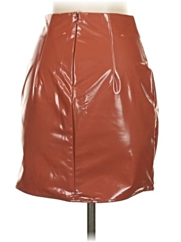 Bear Dance Faux Leather Skirt (view 2)