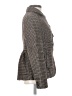 Banana Republic Houndstooth Brown Coat Size 0 Petite - photo 4
