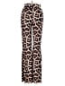 H&M Animal Print Brown Casual Pants Size XS - photo 1