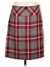 Eddie Bauer Plaid Gray Wool Skirt Size 2 - photo 1