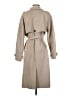 Zara 100% Polyester Tan Trenchcoat Size S - photo 2