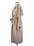 Zara 100% Polyester Tan Trenchcoat Size S - photo 5