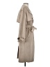 Zara 100% Polyester Tan Trenchcoat Size S - photo 4