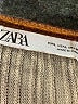 Zara Color Block Brown Turtleneck Sweater Size L - photo 7