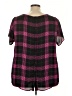 Torrid 100% Polyester Pink Short Sleeve Blouse Size 3X Plus (3) - photo 2