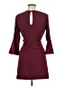 Lulus Solid Burgundy Casual Dress Size M - photo 2