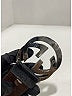 Gucci 100% Leather Gray Black Belt Size Med (95cm/38") - photo 5