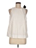 J.Crew 100% Viscose Ivory Sleeveless Blouse Size 8 - photo 1