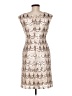 Connected Apparel Graphic Tan Cocktail Dress Size 6 - photo 2