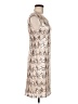 Connected Apparel Graphic Tan Cocktail Dress Size 6 - photo 4
