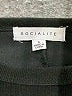Socialite Solid Black Casual Dress Size S - photo 7