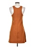 Leith Solid Orange Casual Dress Size S - photo 2