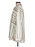 Karl Lagerfeld Paris Stripes Ivory Long Sleeve Button-Down Shirt Size M - photo 5
