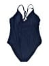 Hurley Solid Blue One Piece Swimsuit Size XXL - photo 1