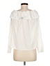 Bar III Ivory Long Sleeve Blouse Size M - photo 2