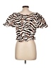 J.Crew 100% Cotton Brown Short Sleeve Top Size L - photo 2