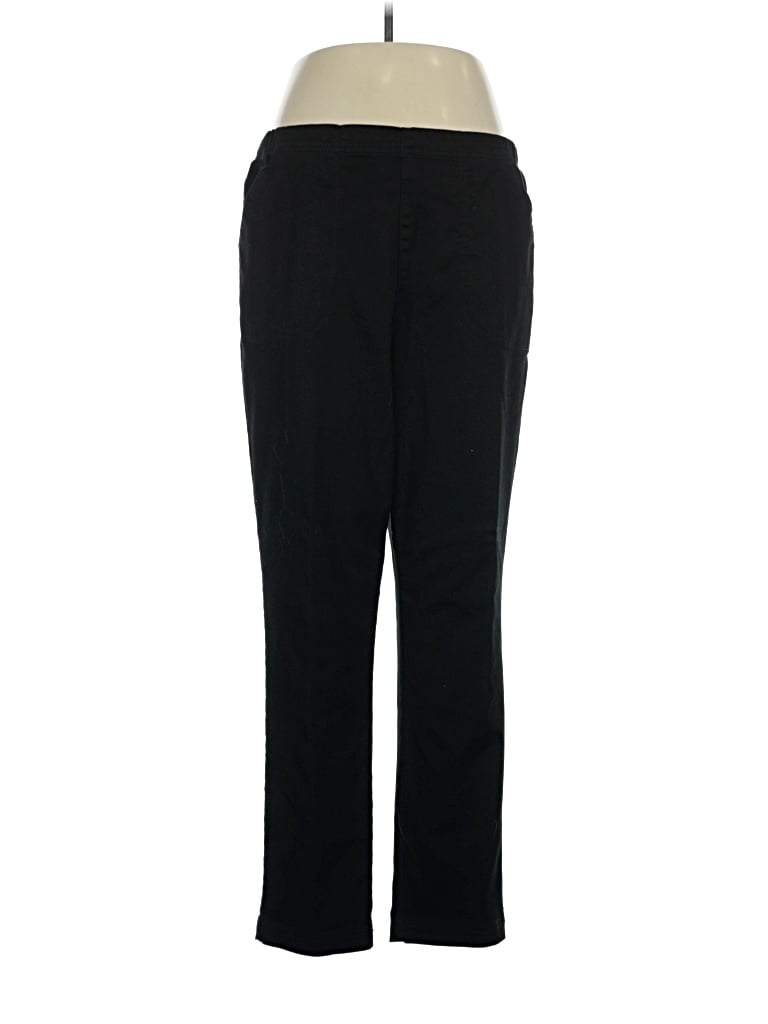 Pre-owned Croft & Barrow Dress Pants In Black