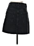 Topshop Solid Black Denim Skirt Size 2 - photo 2