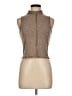 MIOU MUSE Brown Short Sleeve Turtleneck Size M - photo 1