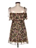 Twenty One 100% Polyester Floral Black Cocktail Dress Size M - photo 2