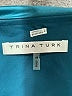 Trina Turk 100% Polyester Teal Long Sleeve Blouse Size M - photo 7