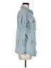 French Laundry Houndstooth Blue Long Sleeve Blouse Size M - photo 4