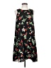 Halogen 100% Polyester Floral Black Casual Dress Size XS - photo 1