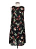 Halogen 100% Polyester Floral Black Casual Dress Size XS - photo 2