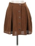 Zara Basic Houndstooth Brown Casual Skirt Size XS - photo 1