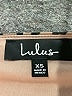Lulus 100% Polyester Brown Tan Long Sleeve Blouse Size XS - photo 4