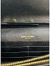 Saint Laurent Black Leather Cassandre Chain Wallet One size - photo 9