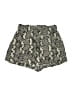 H&M Animal Print Gray Shorts Size 8 - photo 1