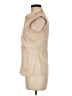 Theory Tan Sleeveless Button-Down Shirt Size M - photo 5