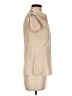 Theory Tan Sleeveless Button-Down Shirt Size M - photo 4