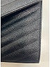 Saint Laurent Black Leather Cassandre Chain Wallet One size - photo 6