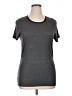 Ann Taylor Gray Short Sleeve Top Size XL - photo 1