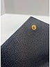 Saint Laurent Black Leather Cassandre Chain Wallet One size - photo 10
