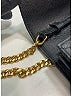 Saint Laurent Black Leather Cassandre Chain Wallet One size - photo 11
