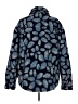 Indigo Thread Co. 100% Polyester Print Blue Faux Fur Jacket Size M - photo 2