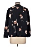 Vince. 100% Polyester Floral Black Long Sleeve Blouse Size L - photo 2