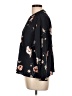 Vince. 100% Polyester Floral Black Long Sleeve Blouse Size L - photo 5