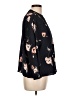 Vince. 100% Polyester Floral Black Long Sleeve Blouse Size L - photo 4