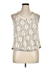 Rewind Gray Sleeveless Blouse Size XL - photo 1