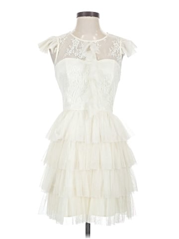 Pearl GEORGINA CHAPMAN of marchesa Cocktail Dress (view 1)