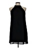 Tyche Solid Black Cocktail Dress Size L - photo 1