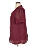 Unbranded 100% Polyester Burgundy Short Sleeve Blouse Size XL - photo 5